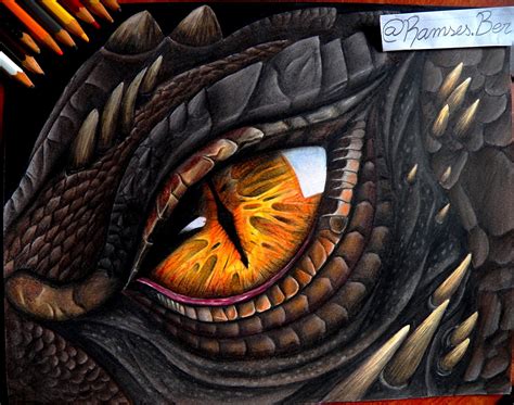 26 best ideas for coloring | Realistic Dragon Eye