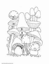 14 Fun Mushroom Coloring Pages For Kids & Adults sketch template
