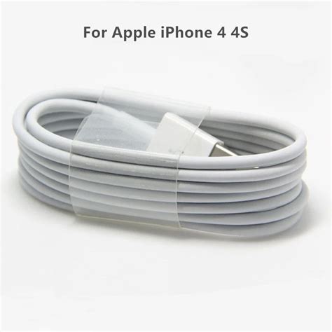 For Apple iPhone 4 4S Charging Cable 1/2Meter USB Sync Data Charging ...