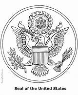 Great Seal Of The United States Coloring Page sketch template