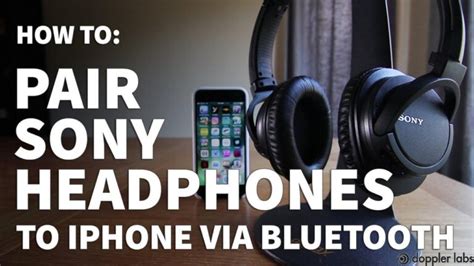 How to connect Sony bluetooth headphones