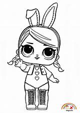 Lol Surprise Coloring Pages Bunny sketch template