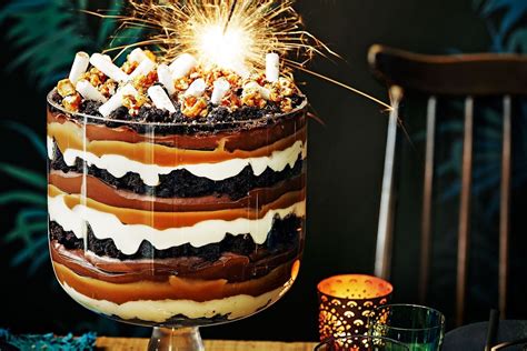 Jamie Oliver's take on the festive trifle is an epic jam of chocolate ...