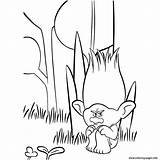 Sad Branch Trolls Movie Coloring Page Printable sketch template