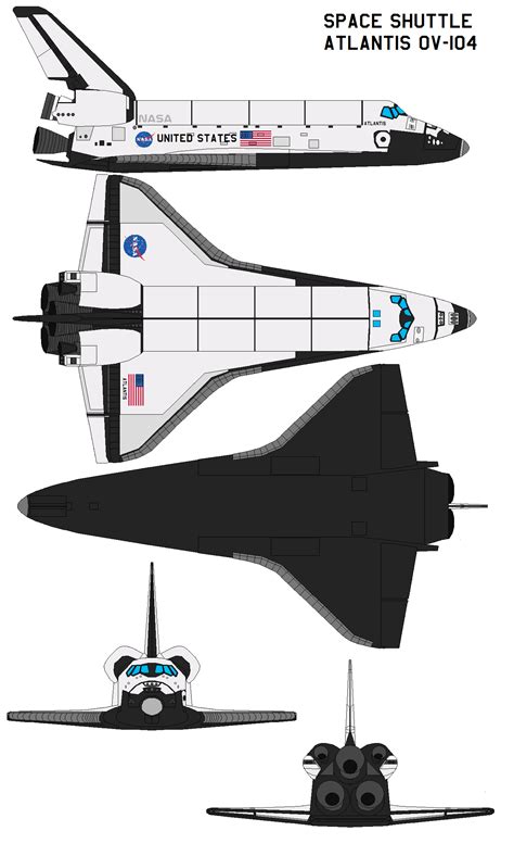 Space shuttle Atlantis OV-104 by bagera3005 on DeviantArt