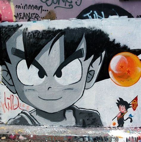 #dragonball #dbz #graffiti #graff #streetart #mural #art | Disegni