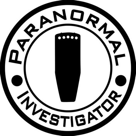 Paranormal Investigator Vinyl Decal | Etsy | Paranormal investigation, Vinyl decals, Paranormal