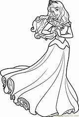 Princess Aurora Coloring Pages sketch template