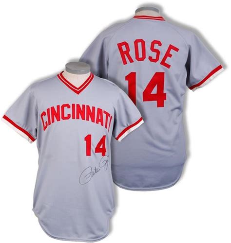 1974-75 Pete Rose Cincinnati Reds Game Worn Jersey