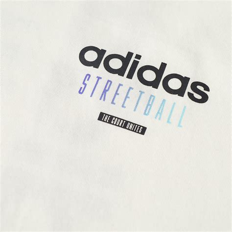 Adidas Streetball Graphic T-Shirt Off White | END.