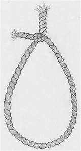 Noose Drawing sketch template