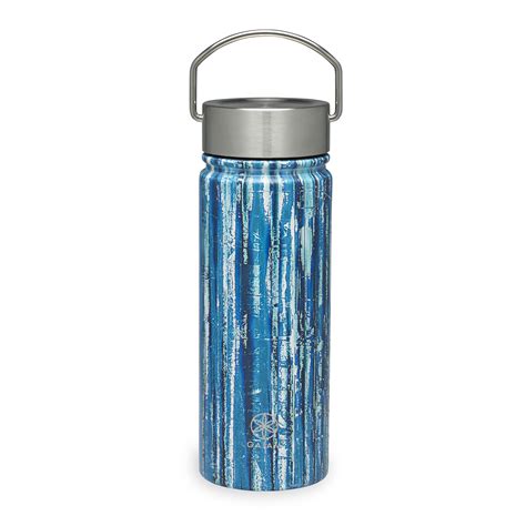 Gaiam Stainless Steel Wide Mouth Water Bottle 18oz Bluegrass - Walmart.com