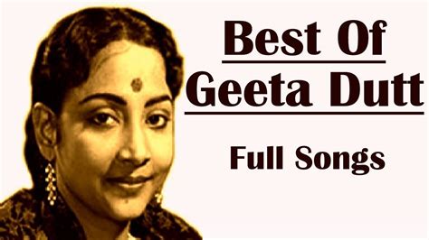 Best Of Geeta Dutt | The Legendary Playback Singer | Geeta Dutt Songs ...