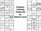 Categories  Coloring Flashcards Vocabulary By Speckled Speech sketch template