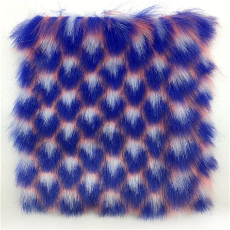 New Pattern Peacock Blue Faux Fur Rabbit Hair Craft Fur Trim - Etsy