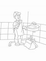 Plumber coloring Pages sketch template