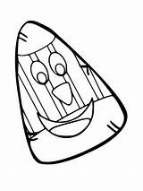 Candy Corn coloring Page  Free Printable sketch template