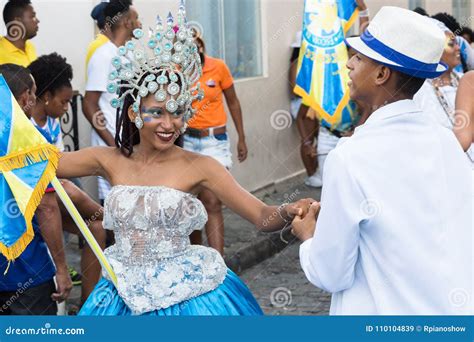 Carnival Celebration at Pelourinho in Salvador Bahia, Brazil. Editorial Stock Image - Image of ...