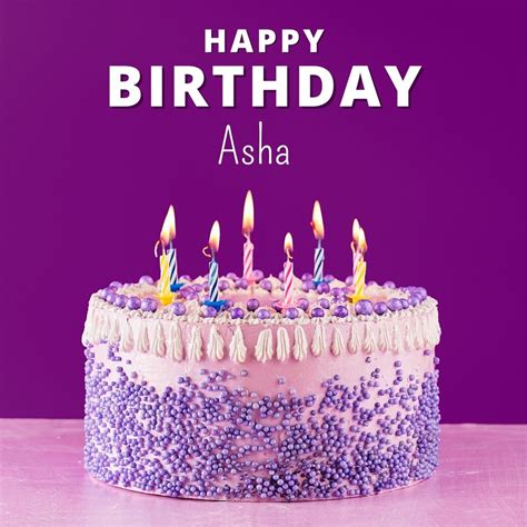 100+ HD Happy Birthday Asha Cake Images And Shayari