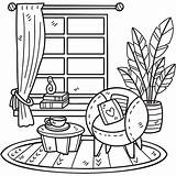 Best Living Room Ideas Coloring Page House Drawing For Kids  sketch template