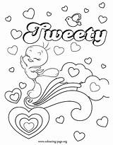 Tweety  coloring Page sketch template