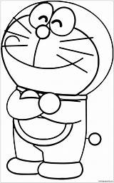 Happy Doraemon 1 Coloring Page  Free Printable Pages sketch template
