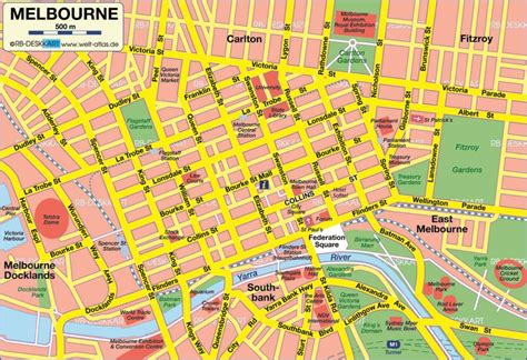 Melbourne Cbd Map - Melbourne Tourist Map Printable | Printable Maps