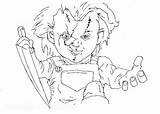 Bride Of Chucky Tiffany Coloring Pages sketch template