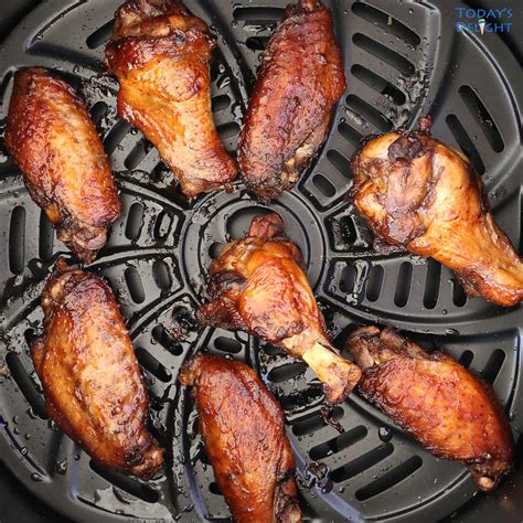 Marinated Air Fryer Chicken Wings - Today's Delight