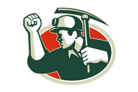 Headlamp Coal Miners Union Logo | Union logo, Graphic illustration, Coal