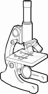 Microscope Coloring Page sketch template
