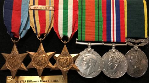 Second World War Medals – London Irish Rifles Association