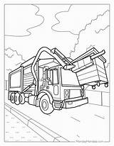 20 Garbage Truck Coloring Pages Free PDF Printables sketch template