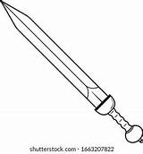 Sword Outline Over 24803 Royalty Free Licensable Stock Illustrations  sketch template