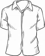 Short sleeved Shirt coloring Page  ColouringPages sketch template