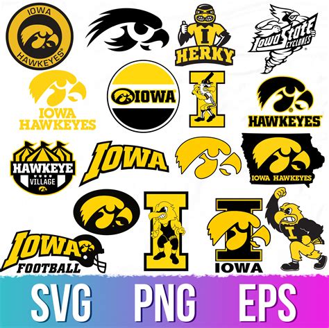 Iowa Hawkeyes logo, Iowa Hawkeyes svg, Iowa Hawkeyes eps, Io - Inspire ...