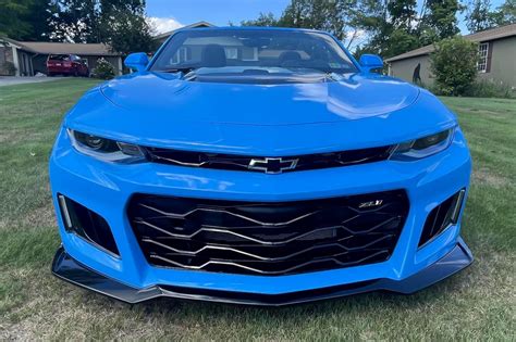 Rapid Blue 2023 Chevy Camaro ZL1 Convertible Seeks New Owner ...