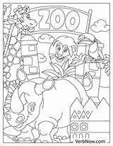 Free ZOO ANIMALS Coloring Pages For Download Printable PDF sketch template