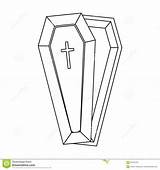 Coffin Coloring Page Coloring Pages sketch template