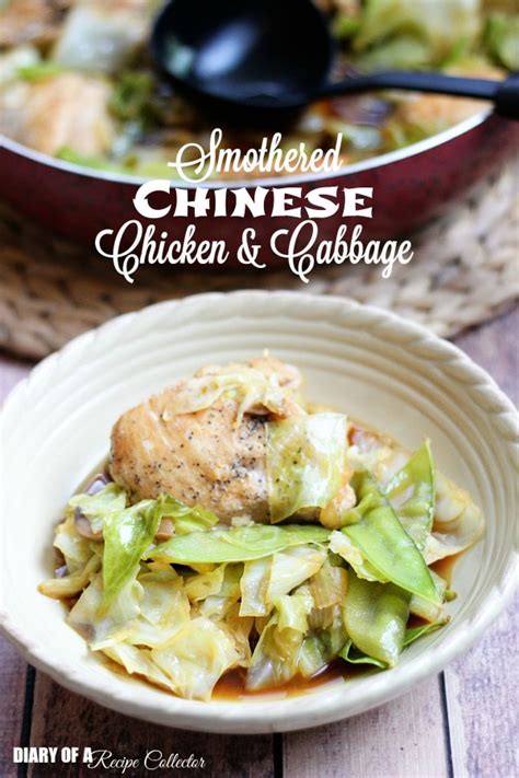 Smothered Chinese Chicken & Cabbage - Diary of A Recipe Collector