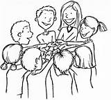 Teamwork Clipart Kids Illustration Prawny Royalty Rf Clipartmag Sketch  sketch template