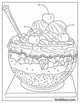 Free DESSERTS Coloring Pages & Book For Download Printable PDF  VerbNow sketch template