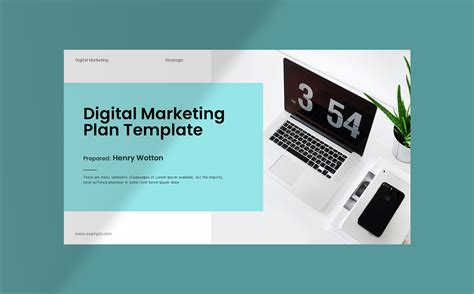 Digital Marketing Plan Powerpoint Template