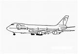 Airplane Printable Coloring Page sketch template