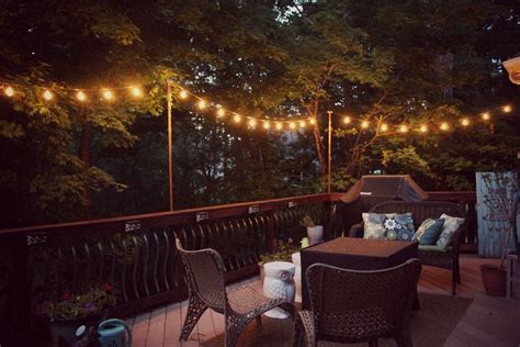 How To Hang Outdoor String Lights On A Deck | Homeminimalisite.com