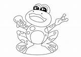 Premium Vector  Cartoon cute frog For coloring Page Illustration sketch template