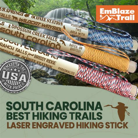 South Carolina Hiking Trails - Hiking/Walking Stick