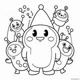 Oddbods Coloring Page 12270 9613 sketch template