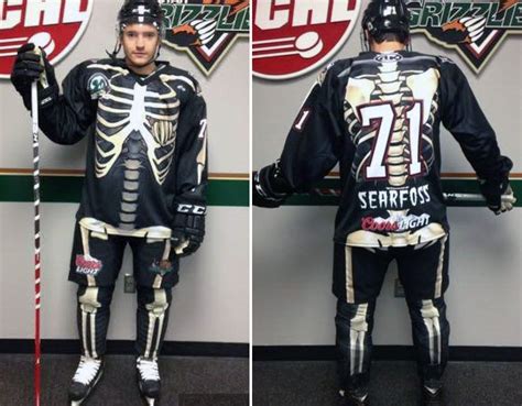 Utah Grizzlies Skeleton Uniform Headed to HHOF | Chris Creamer's ...