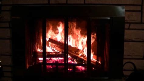 Crackling Wood Burning Fireplace (HD) - YouTube